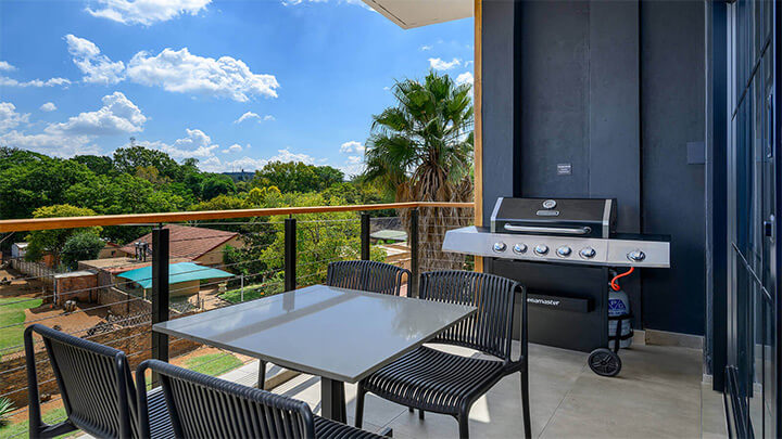 Two Bedroom Apartment with Private Boardroom