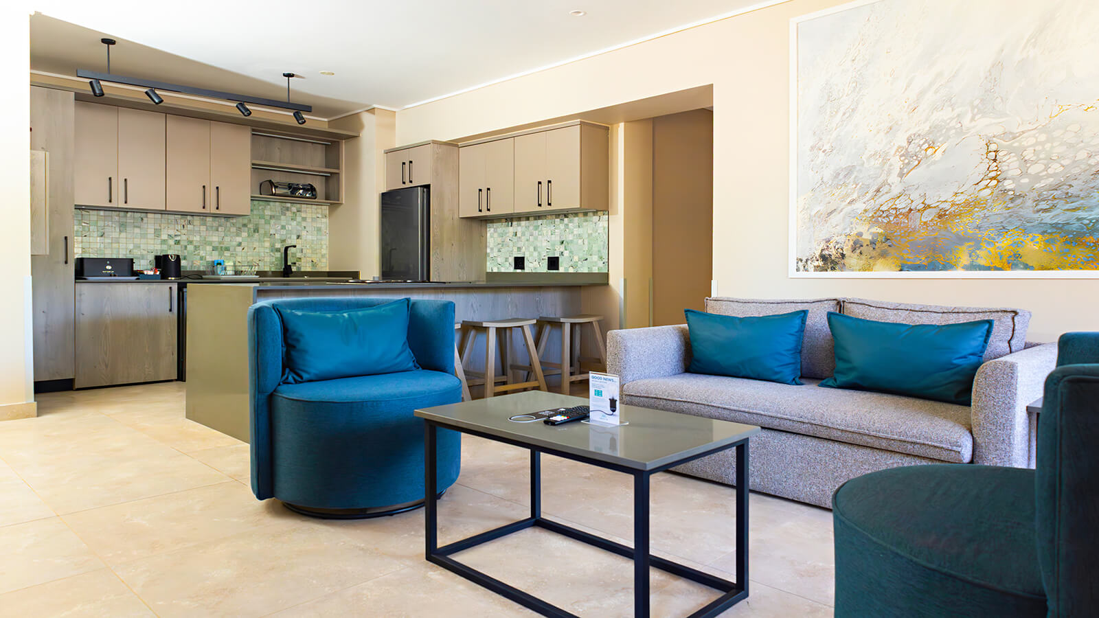 Two Bedroom Apartment with Private Boardroom